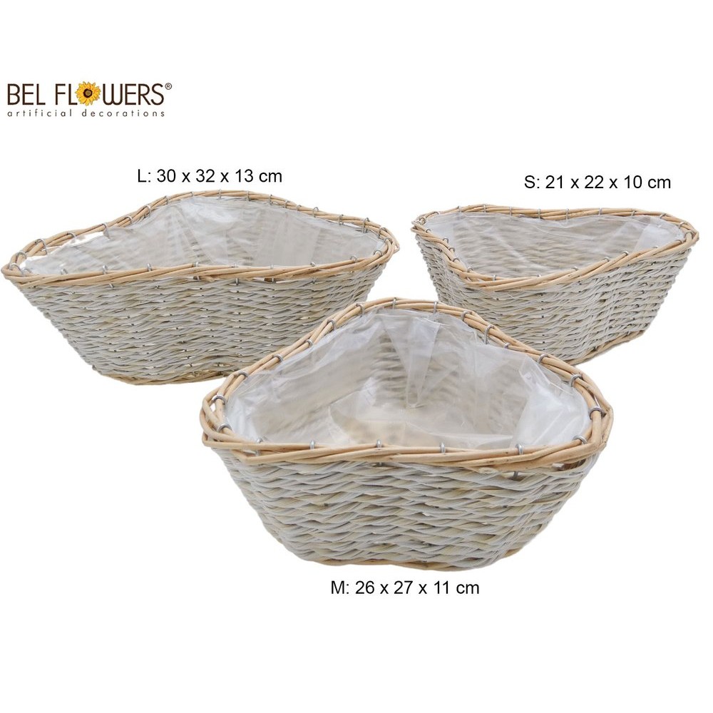 59331 8056248036242 BFCM399-03532-MEDIO cesto per fiori in corda medio 26x27x11cm