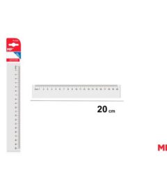 59664 8435250966837 PL022 righello in plastica cm.20