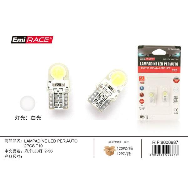 60008 8052533008871 8000887 EMI lampadina auto led cob t10 silicone