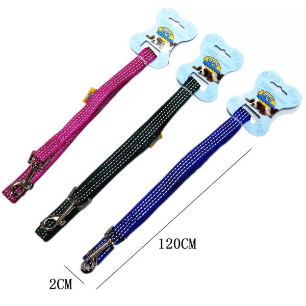 60183 8433298026667 BPS-2666 GUINZAGLIO PER ANIMALE IN NYLON CM.2 X 120 CON RIFRANGENTE