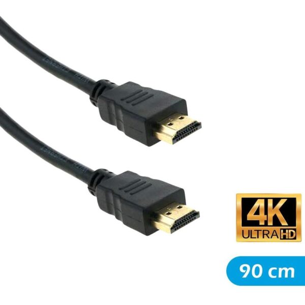 60357 8054242081299 40858 CAVO ETHERNET HDMI 2.0B 90CM SPINA - SPINA SUPERIOR 4K