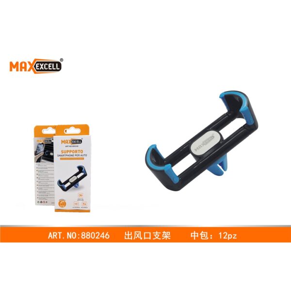 60359 8433772108971 SP-026 - 2504261 ONE porta cellulare gps supporto auto per airvent universale in plastica cm.3 x 9