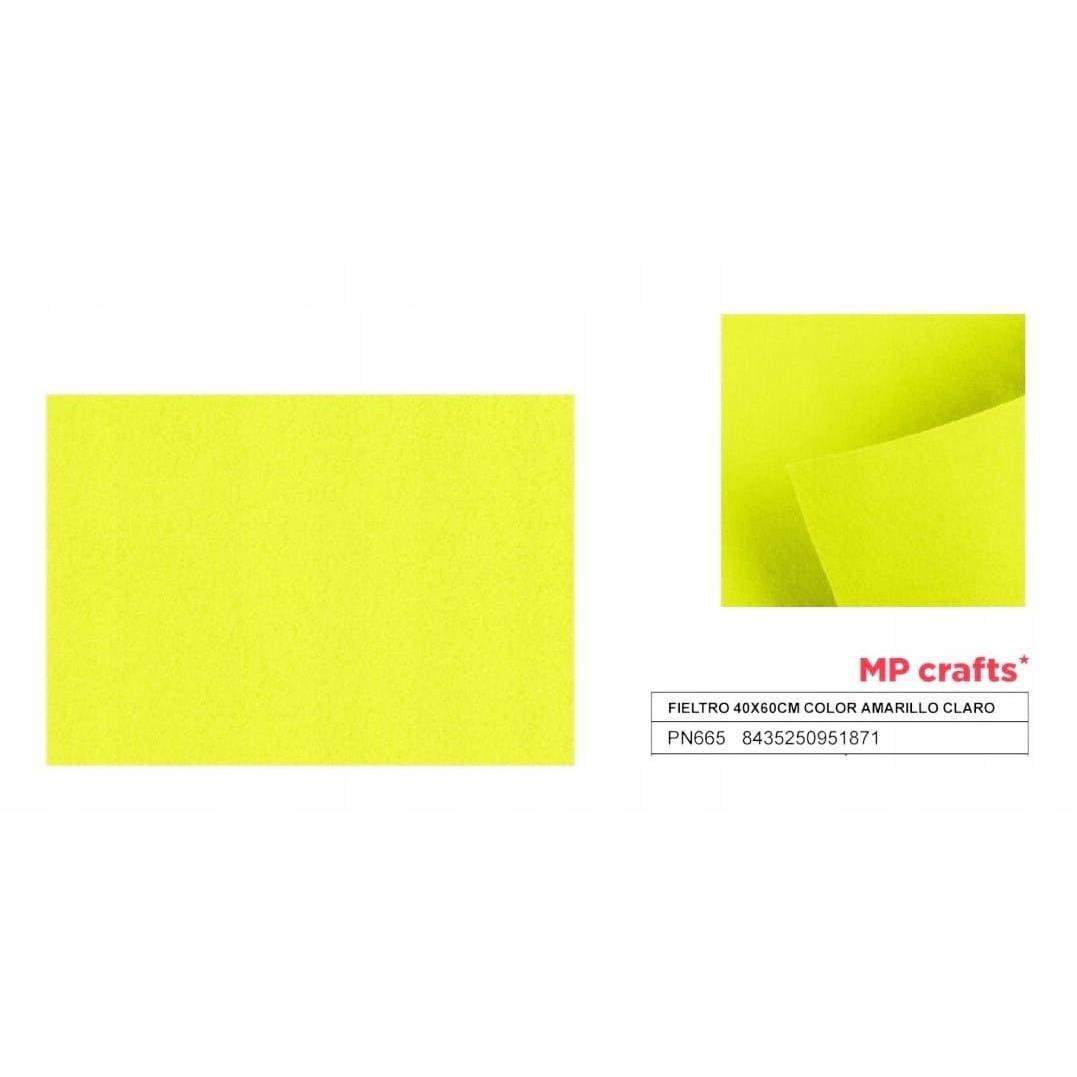 60718 8435250951871 PN665 offerta foglio in feltro 40x60cm giallo fluo