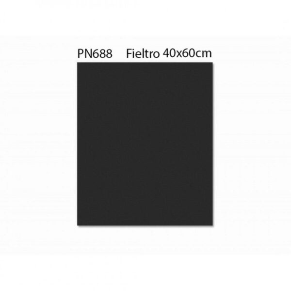 60719 8435250952106 PN688 FOGLIO IN FELTRO CM.40 X 60 NERO