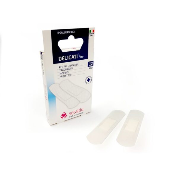 61262 8055348167443 16744 cerotti bianchi per pelli sensibili 12pz medi