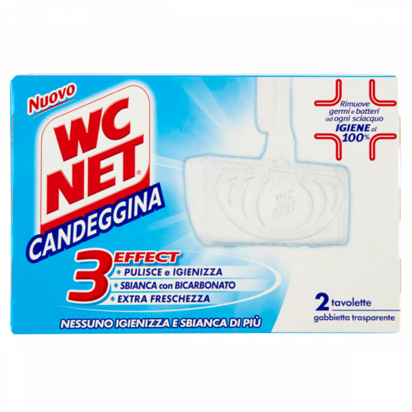 61506 8004050091782 X-4476 detersivo bagno wc net tav solida candeggina 2pz