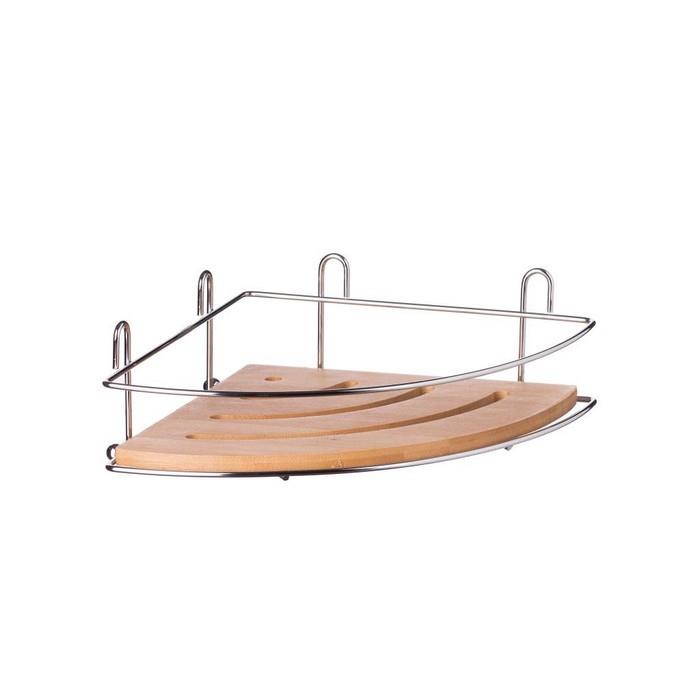 61529 8021785636613 63661 STAR P/OGGETTI ANGOLIERA 1 RIPIANI METALLO E BAMBOO
