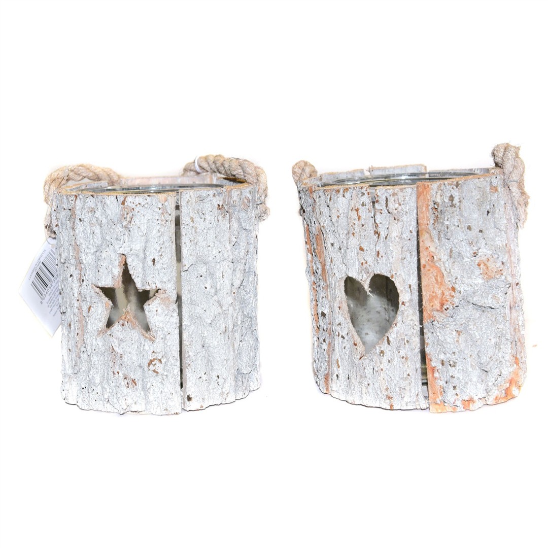 61695 8034052398886 98886 MERCURY lanterna con corda in corteccia