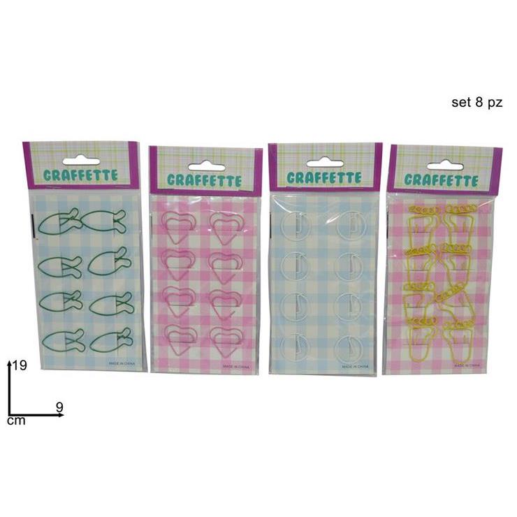 61900 8034048169902 69902 GRAFFETTE METALLICHE FORMA ASS.COL.ASS.PZ.8 CM.3