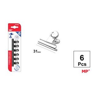 62993 8435250983391 PA392 PINZA FERMACARTE C/CLIP 6PZ