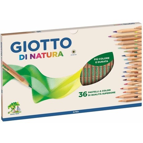63009 8000825240812 FO240800 matite colorate giotto di natura pz.36