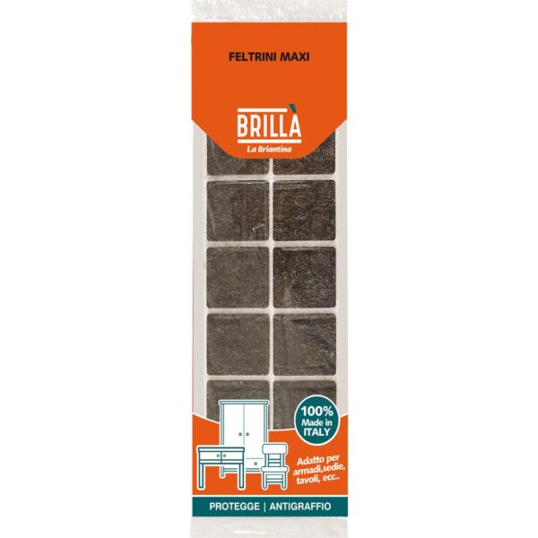 63062 8000061043246 FEL04324A FELTRINI QUADRATI 4X4CM 12PZ MAXI