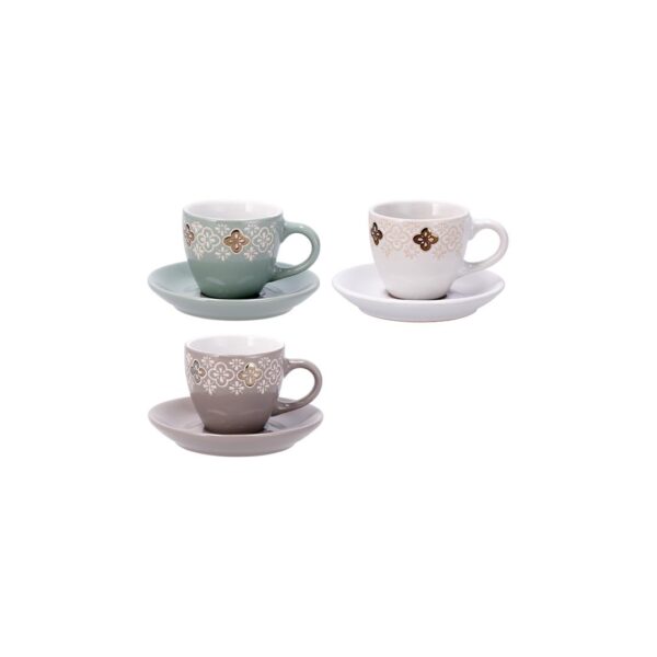 63088 8021785863491 86349 STAR SET 2 TAZZE CAFFÈ IN CERAMICA SONG