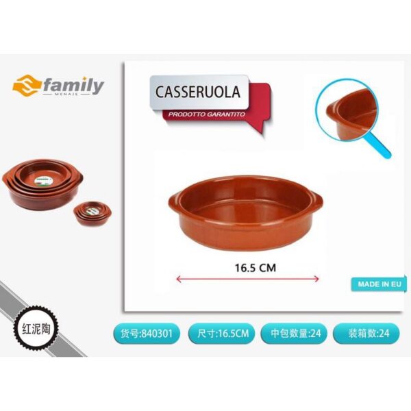63355 8050238403014 840301 MI CASSERUOLA TERRA COTTA Ø16,5CM