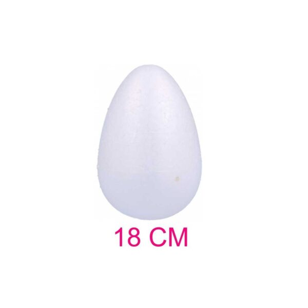 63651 8011684038243 8011684038243 uova in polistirolo per decorazione 18cm 1pz