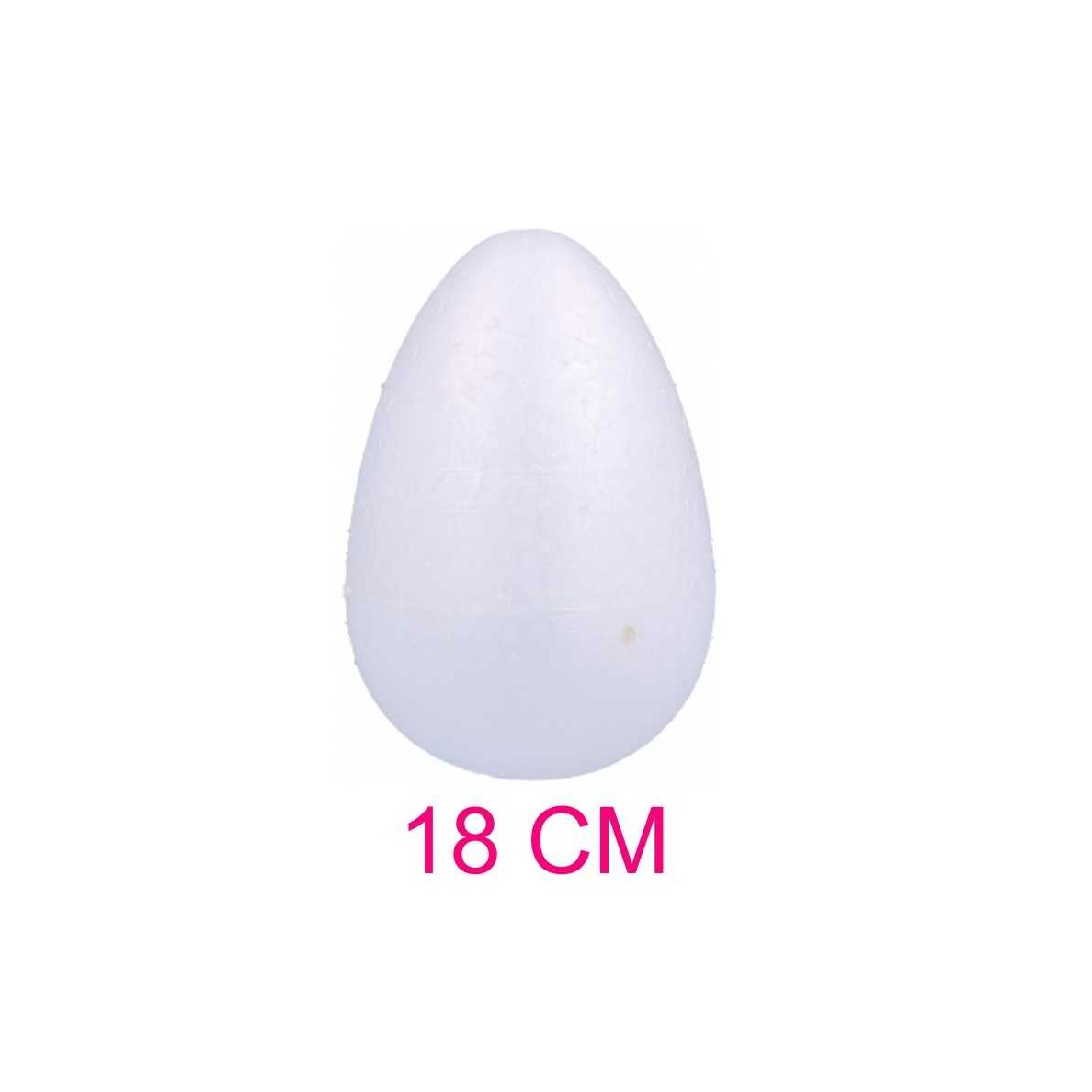 63651 8011684038243 8011684038243 uova in polistirolo per decorazione 18cm 1pz