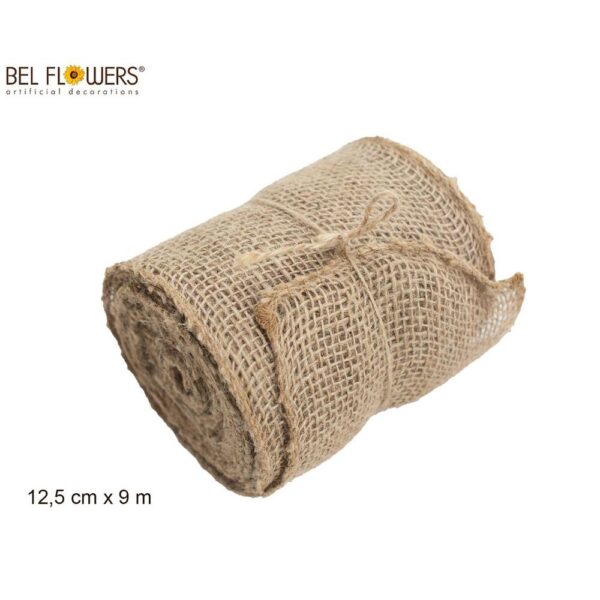 63866 8050260037423 #BFJE902-03742 NASTRO SACCO COL.JUTA CM.12,5 X 9M