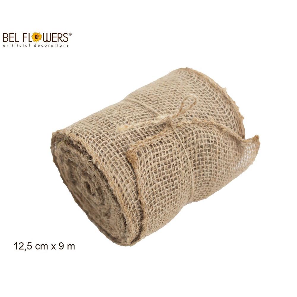 63866 8050260037423 #BFJE902-03742 NASTRO SACCO COL.JUTA CM.12,5 X 9M