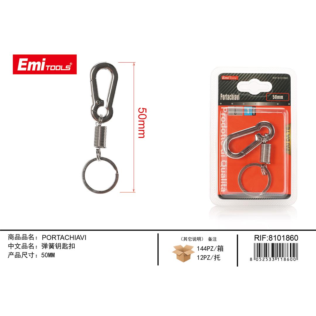 63904 8052533118600 8101860 EMI portachiavi con moschettone 1pz 5cm