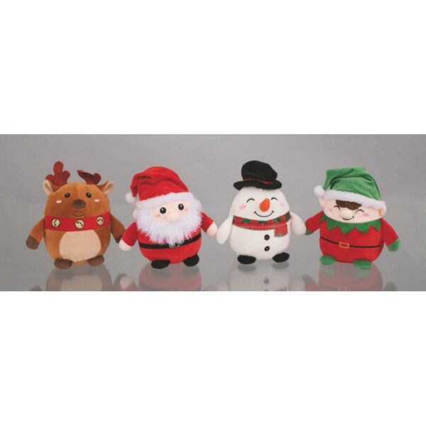 64315 8019959134348 AC-13434 decoro natalizio peluche 13x18cm ass4mod