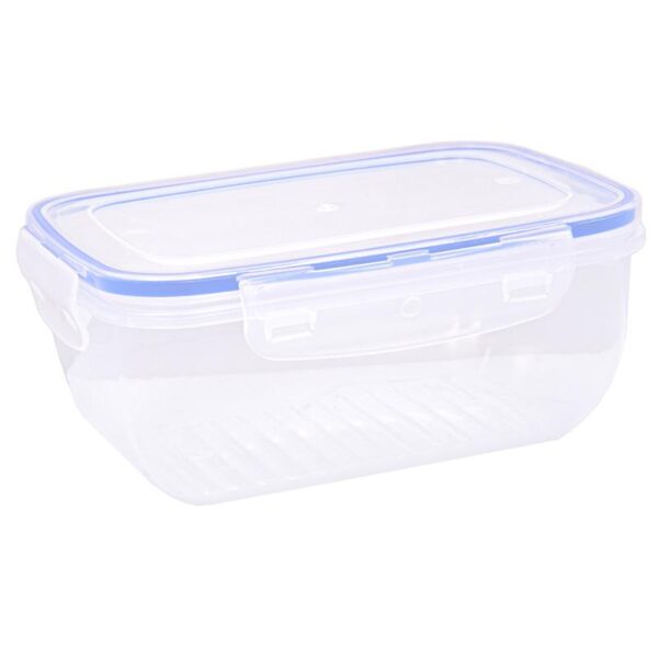 65055 8027458111883 193531 VISCIO contenitore quadrato klik&klak 1400ml 19,5x14,5x8,5cm
