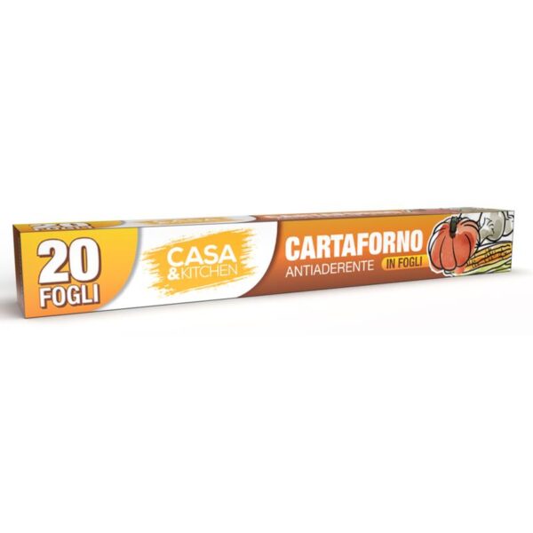 65089 8027458174574 206550 VISCIO carta forno casa&kitchen 20 fogli