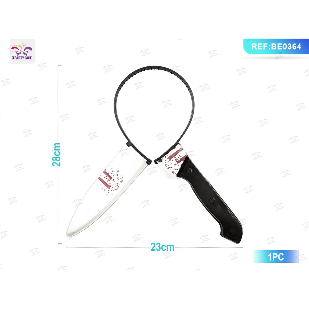 65810 8058617846643 BE0364 frontino coltello insanguinato