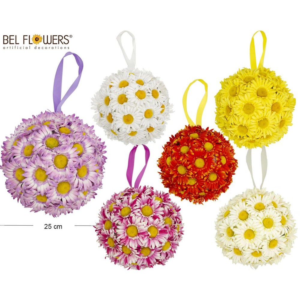 66194 8051084469384 BFE0289-46938 sfera sintetica gerbera ø25cm