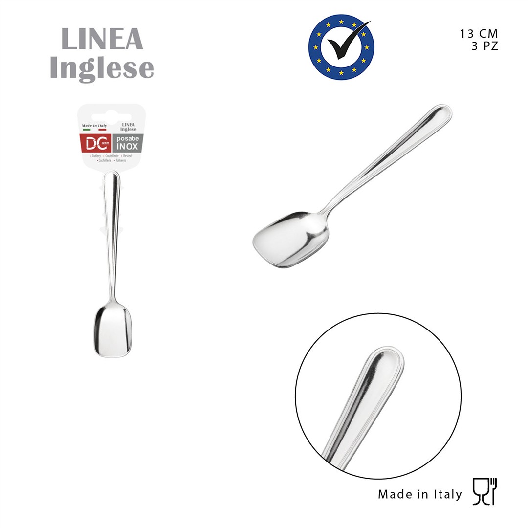 66454 8057829340369 0120008 posate classic cucchiaini gelato x3 cm.18