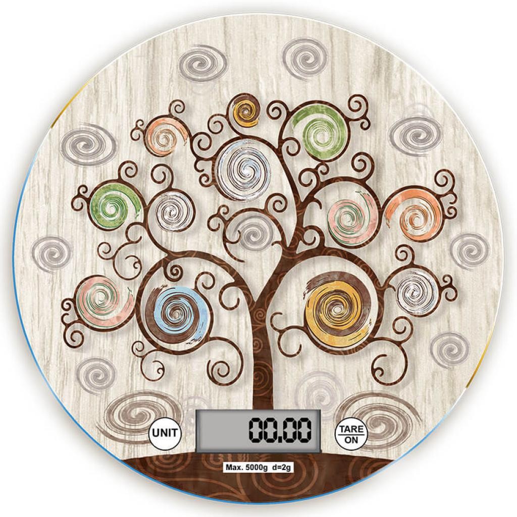 66478 8016123193446 193446 LUPIA bilancia cucina digitale ø18,5cm albero della vita con scatola