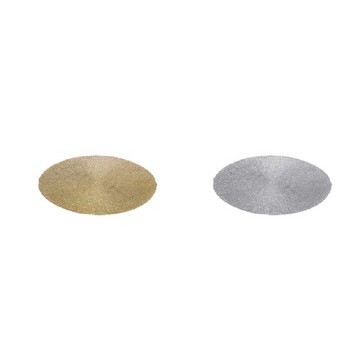 66770 8021785770300 77030 STAR tovaglietta rotonda in plastica ø38cm ass2col
