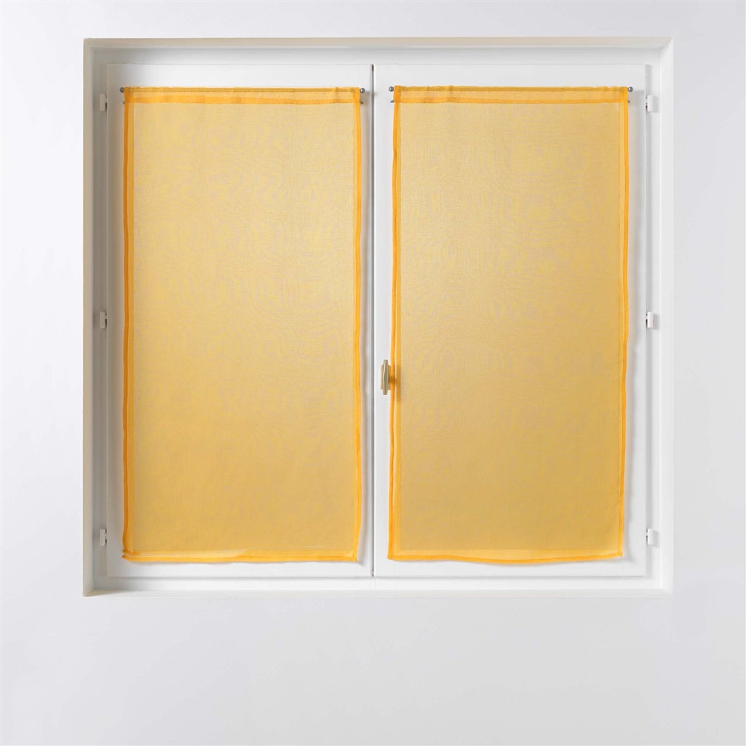 66802 3574386270342 X-1627034 coordinabile 60x90-60x120-60x160 sandra 2p sabbiato passa bachet 60x160cm giallo