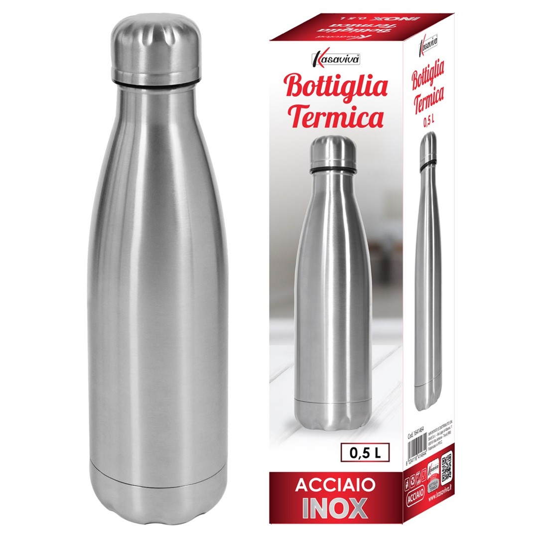 67420 8027458147448 201435 VISCIO bottiglia termica acciaio 500ml