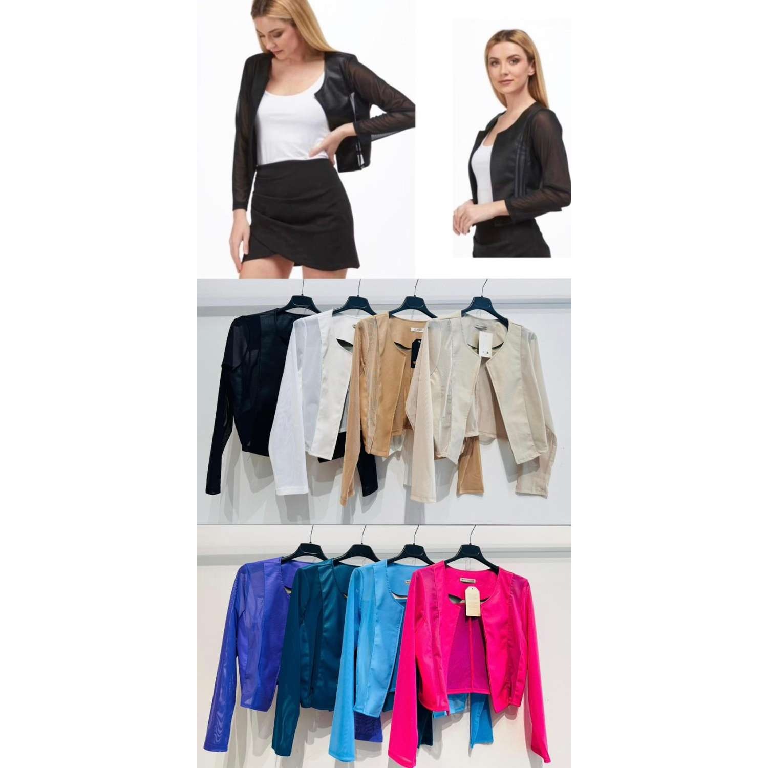 67438 9200000674381 G980 abbigliamento donna coprispalla tg.unica