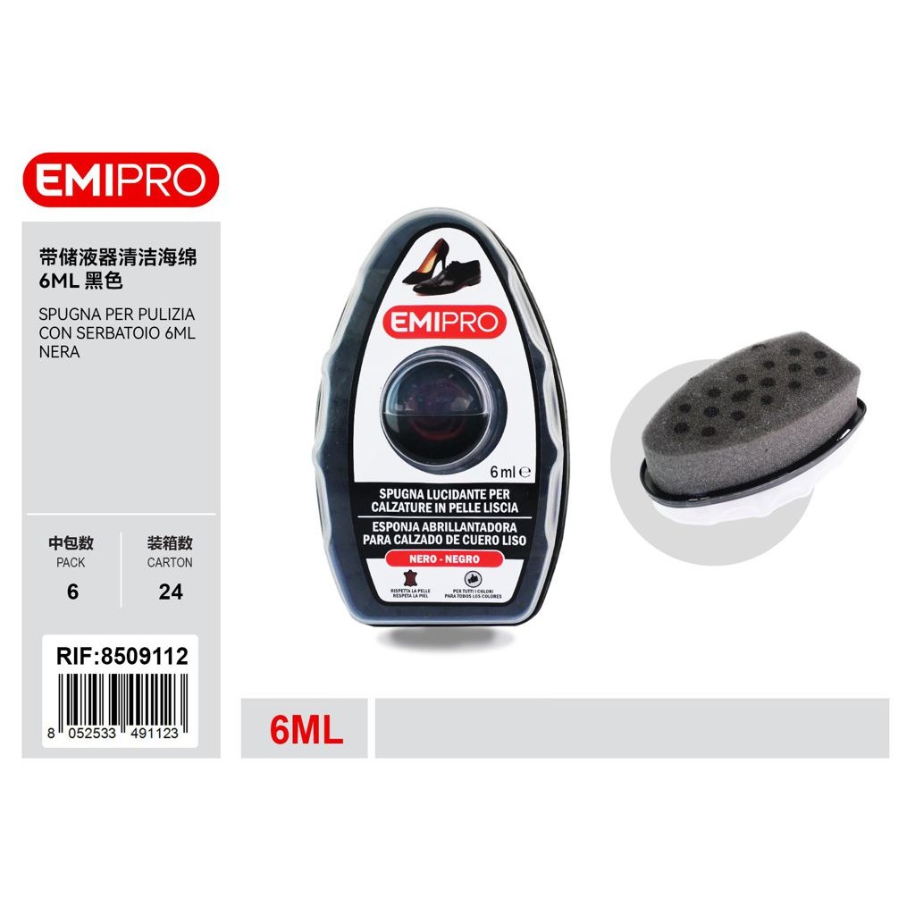 68698 8052533491123 8509112 EMI spugna autolucidante nero