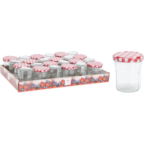 68809 8721037067928 CD1003120 barattolo in vetro trasp. con coperchio excellent houseware 190ml