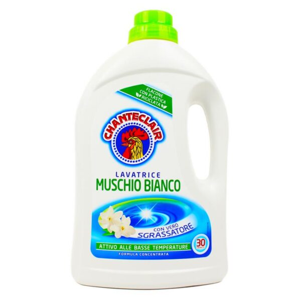 69192 8015194530730 8015194520069 DETERSIVO BUCATO CHANTECLAIR LAVATRICE LIQ.28 LAV. MUSCHIO BIANCO