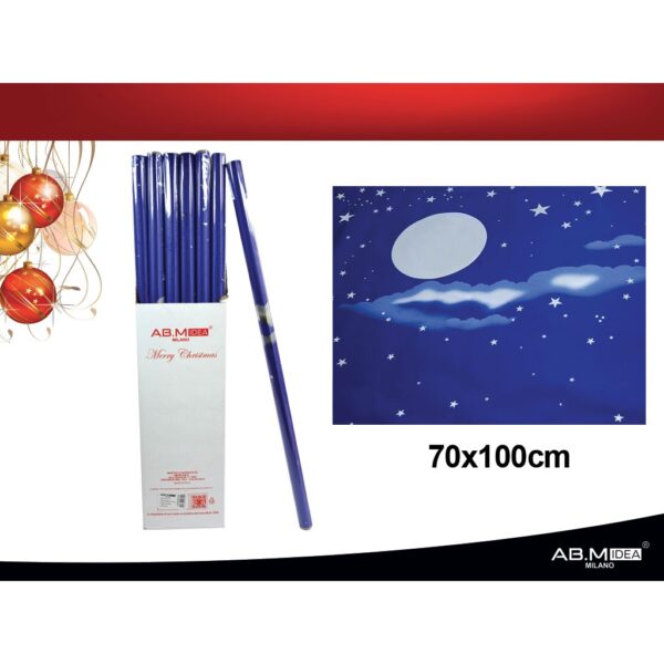 69287 8050766126492 HX906709 carta per presepe 70x100cm rotolo luna