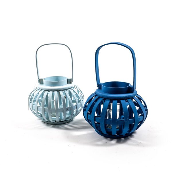 69613 8034052712798 12798 MERCURY LANTERNA IN LEGNO COLORS Ø23XH16CM