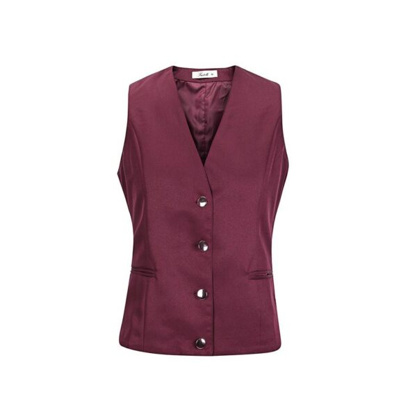 69879 9200000698790 GI-005B-XS ABBIGLIAMENTO DA LAVORO GILET DONNA SIZE:XS-2XL BORDEAUX GI-005B 100%POLIESTRE TG.XS