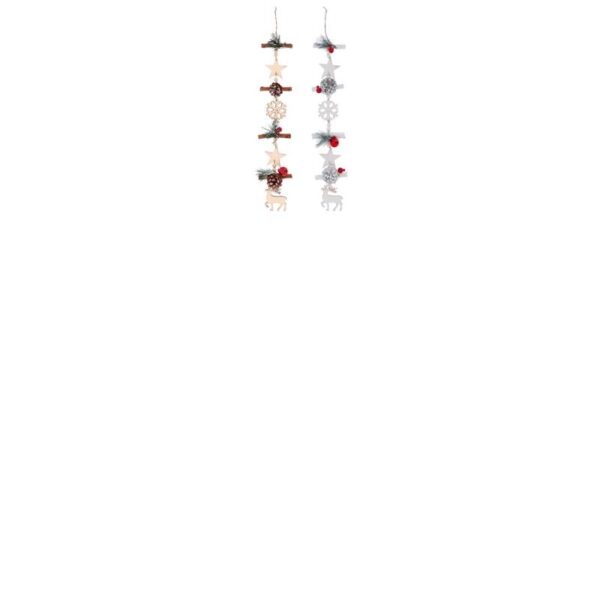 70084 8021785725164 72516 STAR ADDOBBO PENDENTE MERRY CHRISTMAS ASS2MOD 60CM