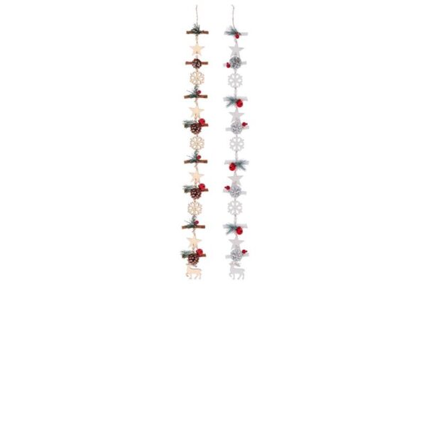 70085 8021785725171 72517 STAR ADDOBBO PENDENTE MERRY CHRISTMAS ASS2MOD 120CM