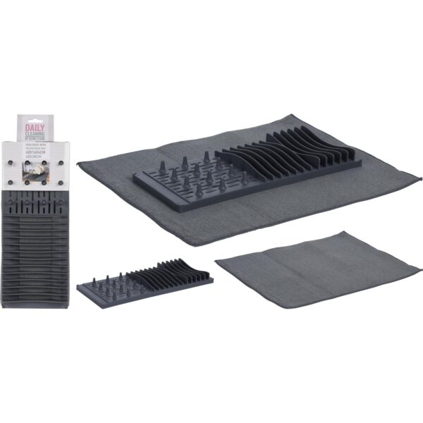 70293 8027458198600 211271 VISCIO scolapiatti con tappetino in microfibra