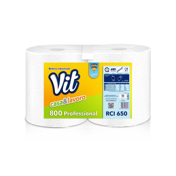 70321 8006783626507 181081 asciugatutto vit casa&lavoro 800 professional 2pz