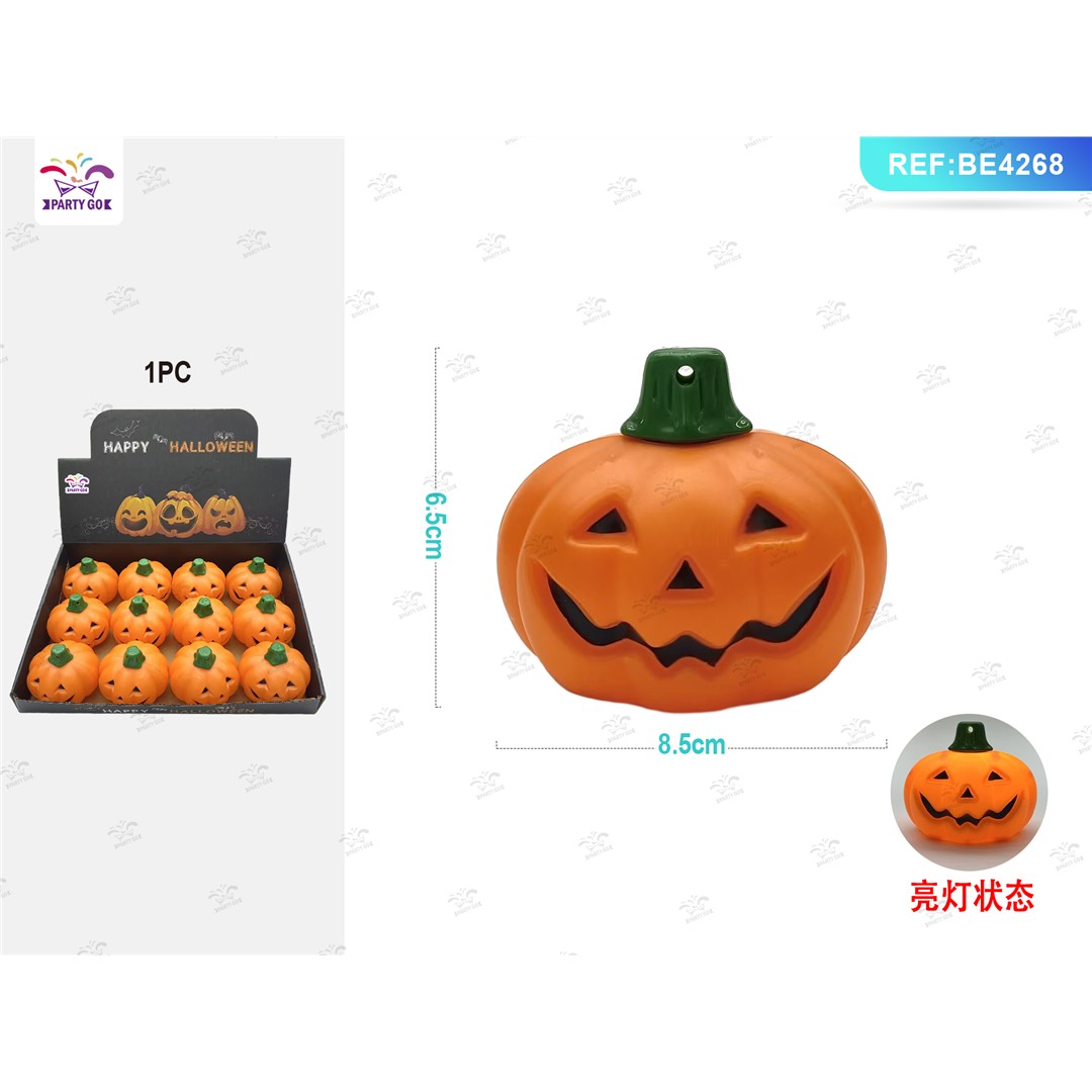 70401 8058617651988 BE4268 halloween luce led zucca sorridente