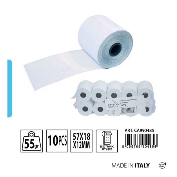 70459 8055769904856 8055769904856 rotolo termico per pos 57x18x12cm