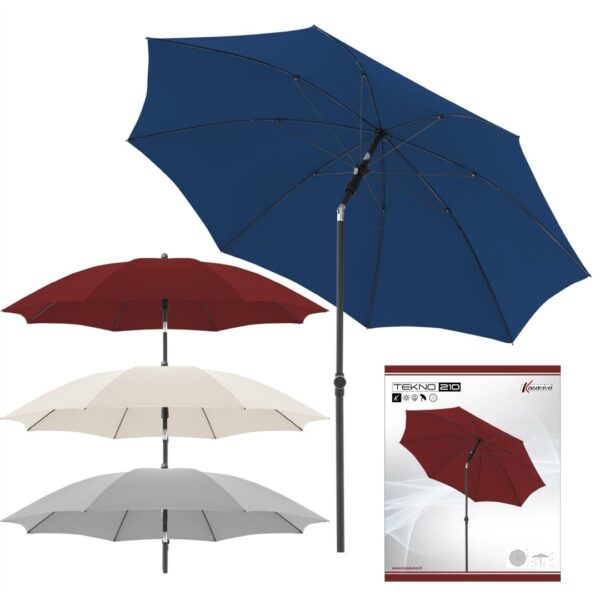 71037 8034116463215 1646321 SAIS ombrellone giardino acciaio tondo inclinabile tekno ø210cm