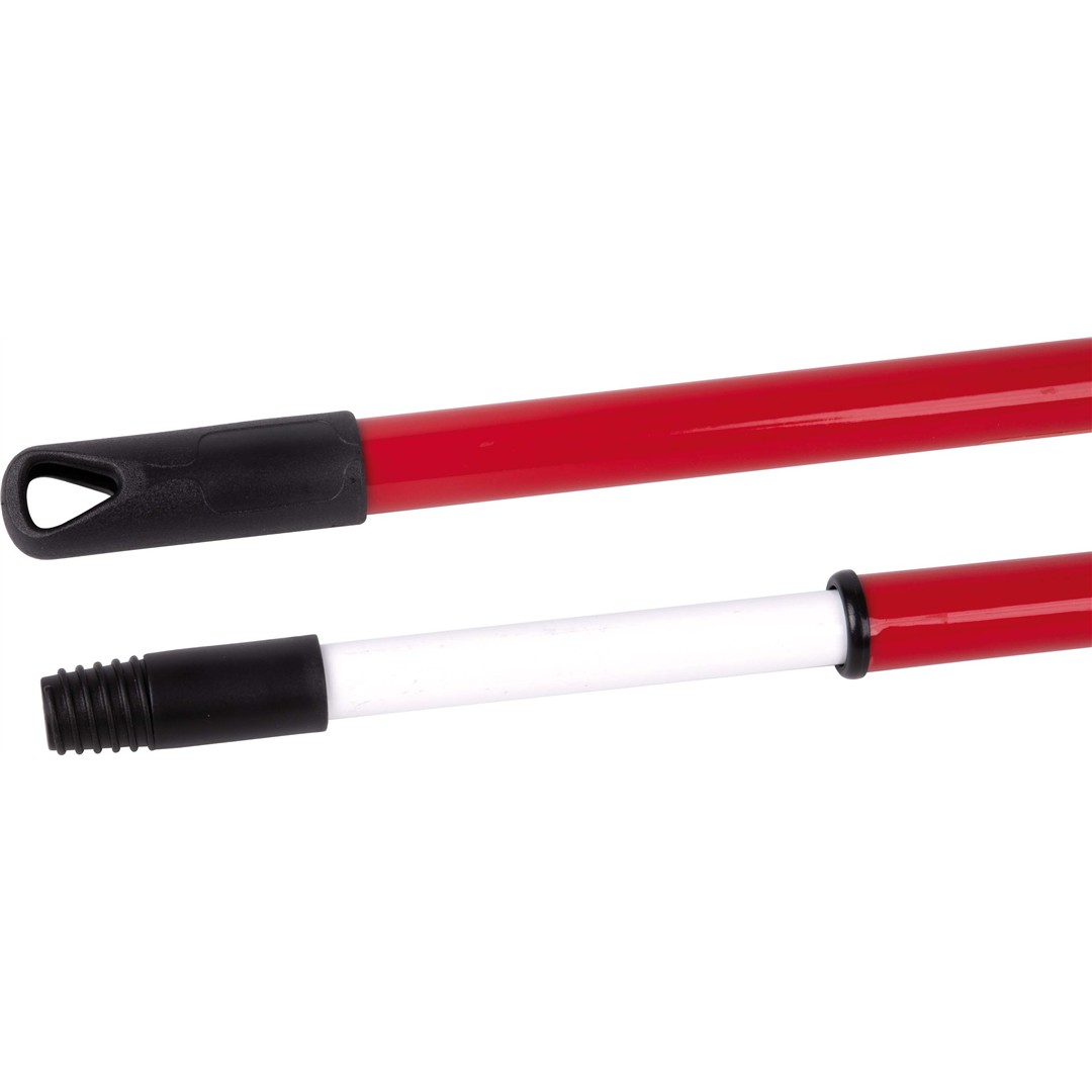 71376 8000061049699 MAN04969A manico estensibile in metallo 110↔200cm plastificato rosso