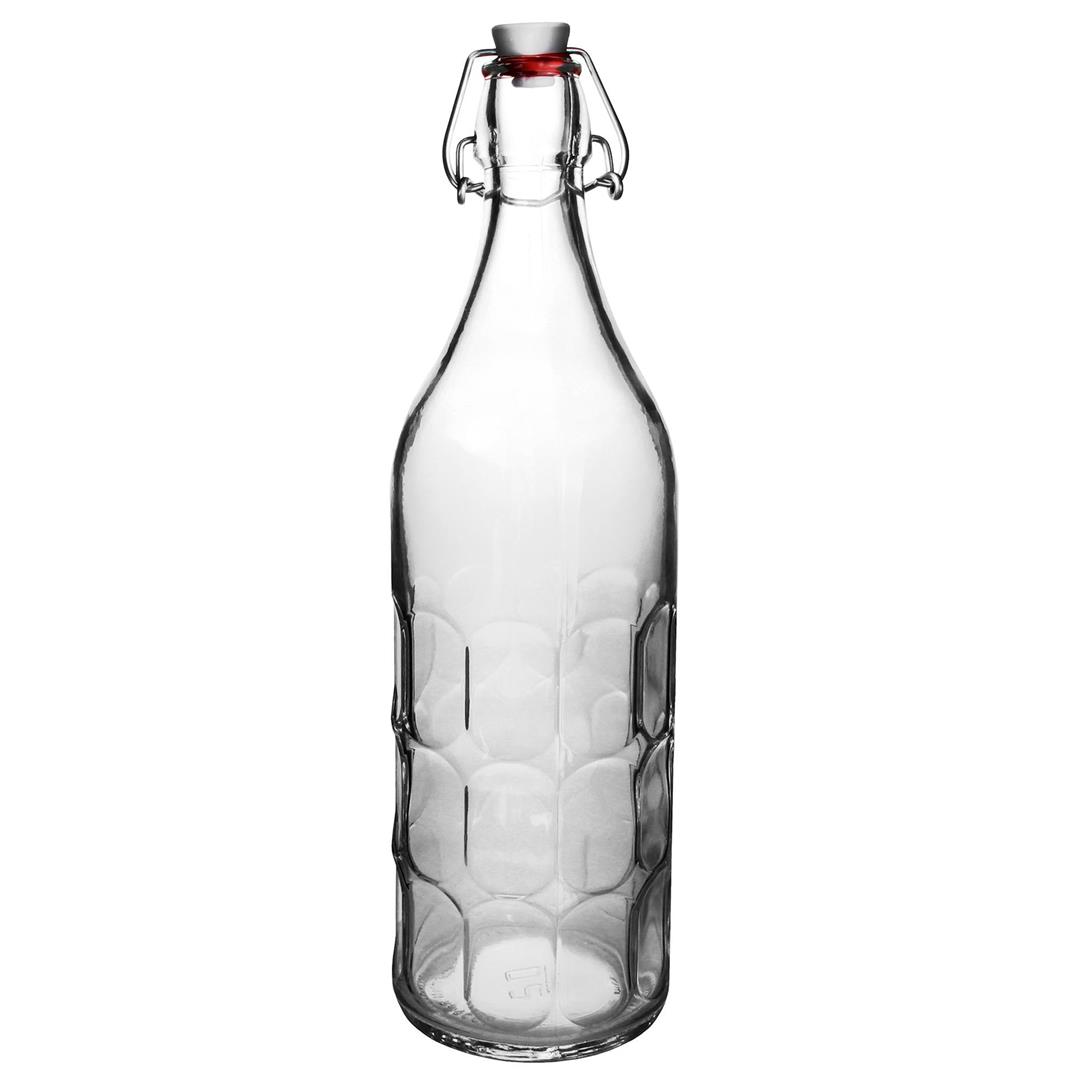 71502 8001023873802 69354 VISCIO moresca bottiglia da vino in vetro 1lt con tappo