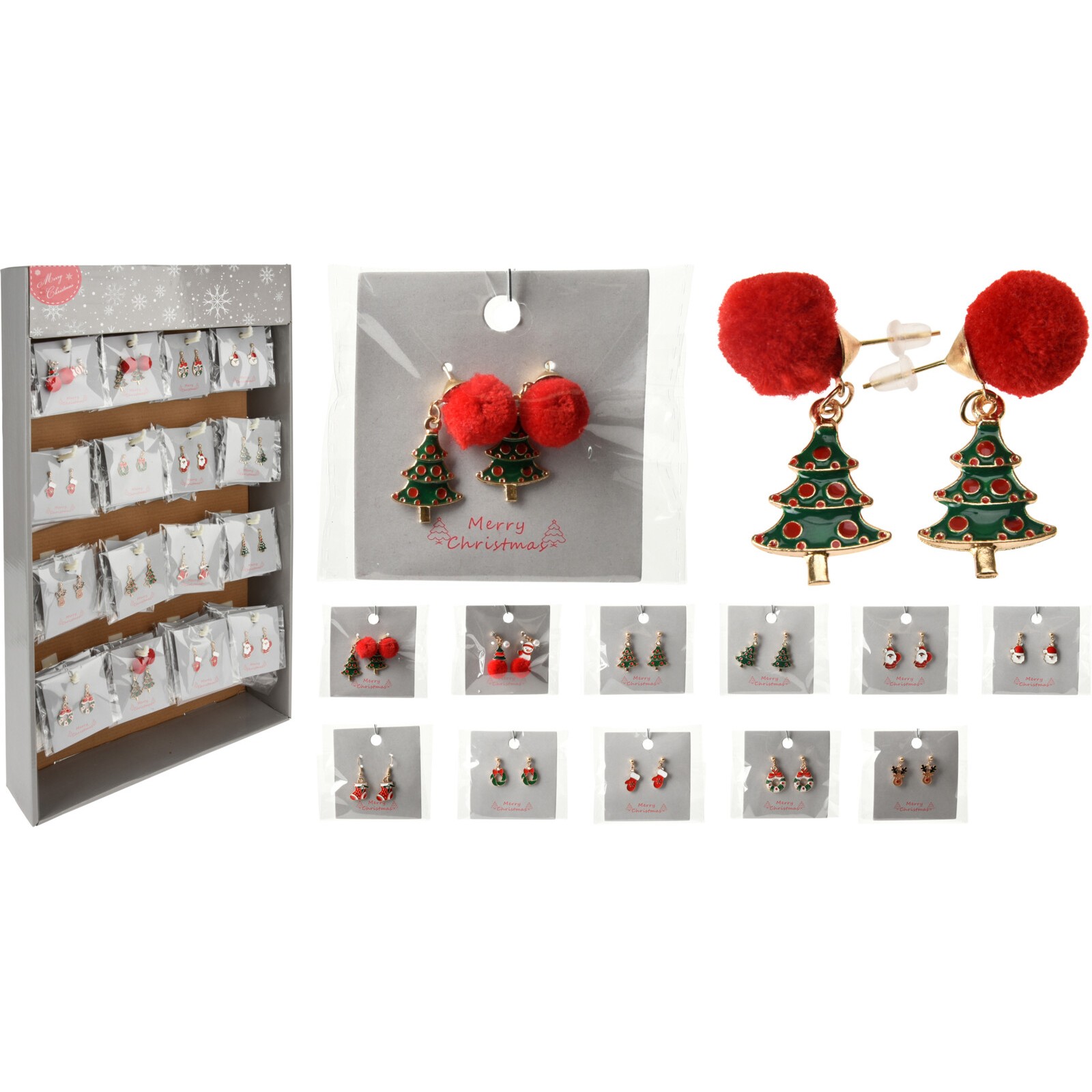 71747 8719987996504 ANM400010 orecchini di natale assortiti